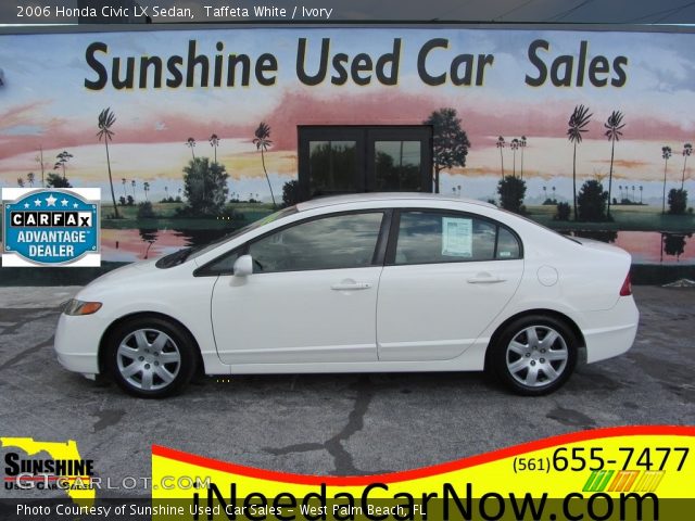 2006 Honda Civic LX Sedan in Taffeta White