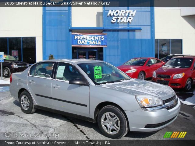 2005 Chevrolet Malibu Sedan in Galaxy Silver Metallic