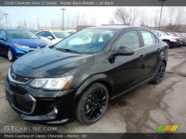 2018 Chevrolet Sonic LT Sedan in Mosaic Black Metallic