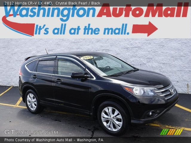 2012 Honda CR-V EX 4WD in Crystal Black Pearl