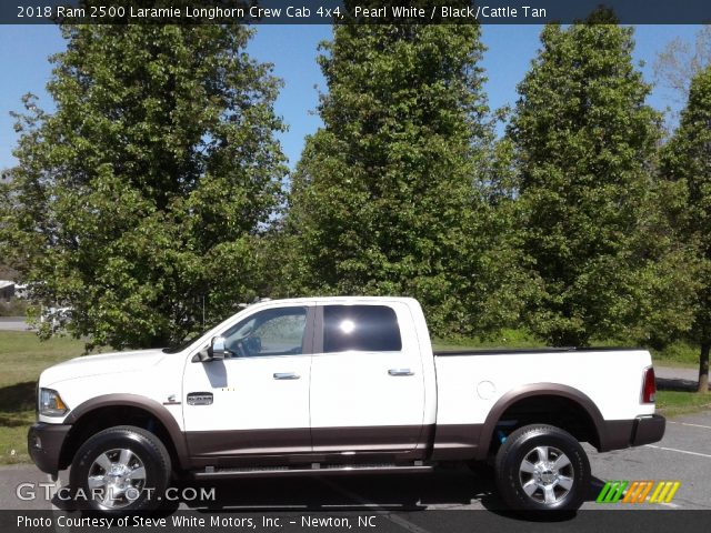 2018 Ram 2500 Laramie Longhorn Crew Cab 4x4 in Pearl White