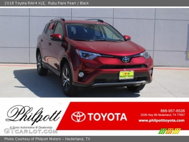 2018 Toyota RAV4 XLE in Ruby Flare Pearl