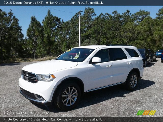 2018 Dodge Durango SXT in White Knuckle