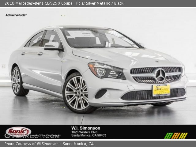 2018 Mercedes-Benz CLA 250 Coupe in Polar Silver Metallic