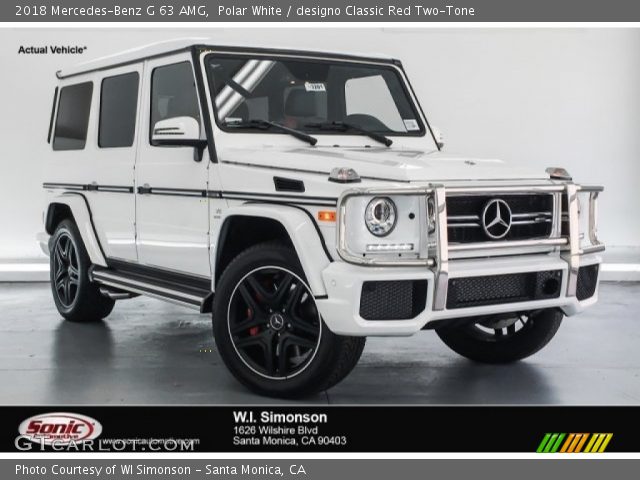 2018 Mercedes-Benz G 63 AMG in Polar White