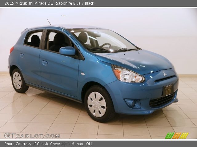 2015 Mitsubishi Mirage DE in Sapphire Blue