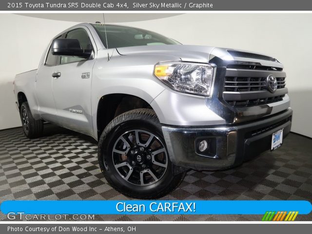 2015 Toyota Tundra SR5 Double Cab 4x4 in Silver Sky Metallic