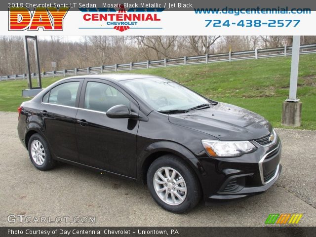 2018 Chevrolet Sonic LT Sedan in Mosaic Black Metallic