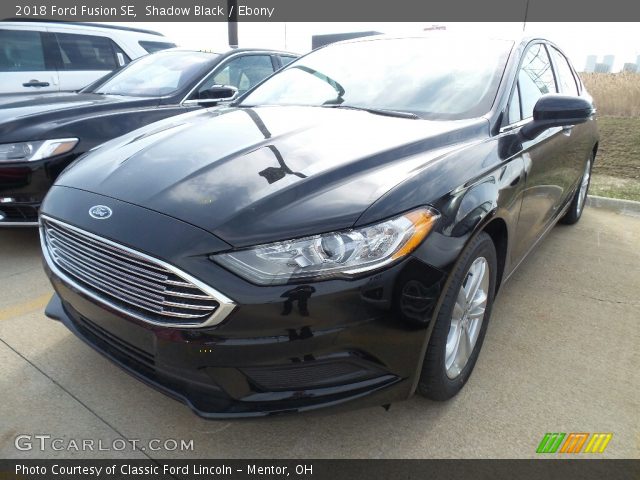 2018 Ford Fusion SE in Shadow Black