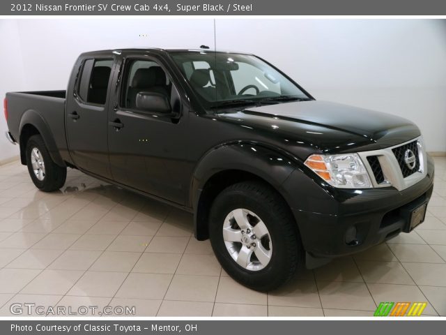 2012 Nissan Frontier SV Crew Cab 4x4 in Super Black