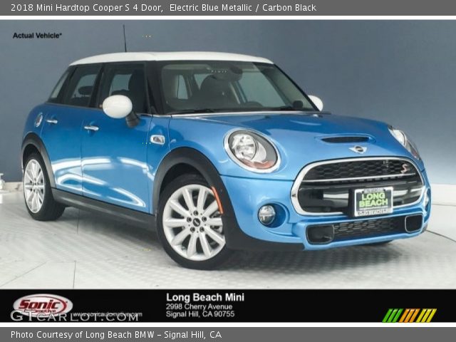 2018 Mini Hardtop Cooper S 4 Door in Electric Blue Metallic