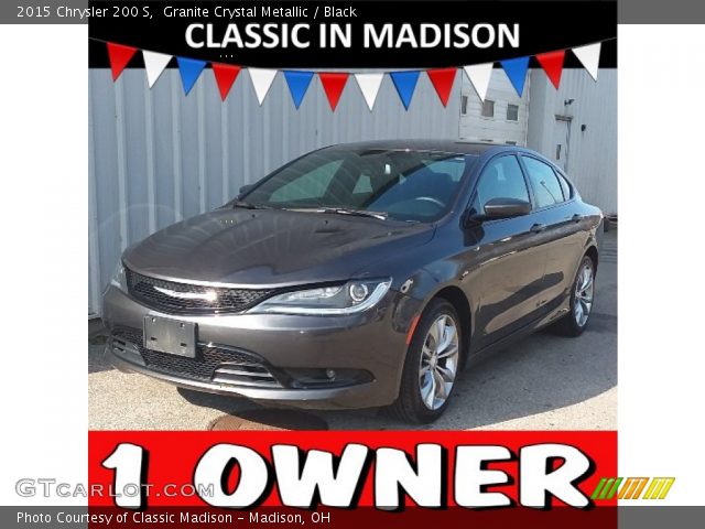 2015 Chrysler 200 S in Granite Crystal Metallic