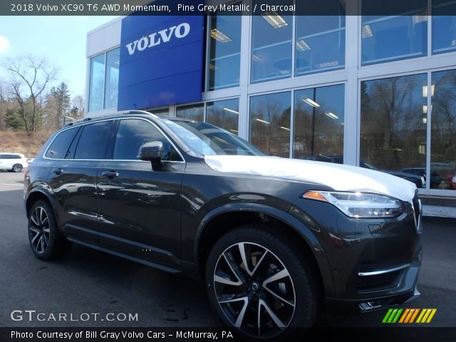 2018 Volvo XC90 T6 AWD Momentum in Pine Grey Metallic
