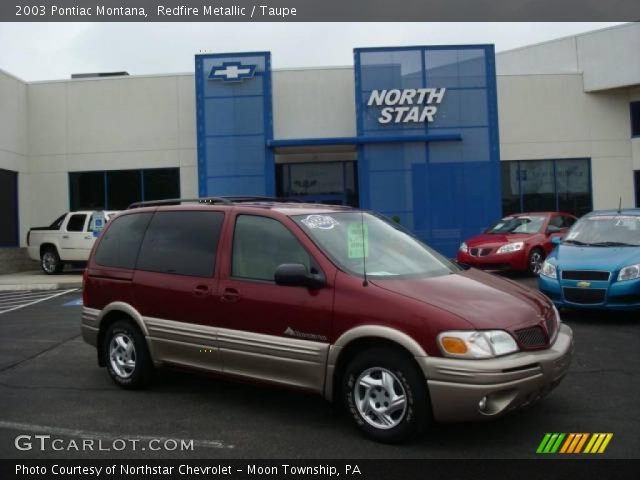 2003 Pontiac Montana  in Redfire Metallic