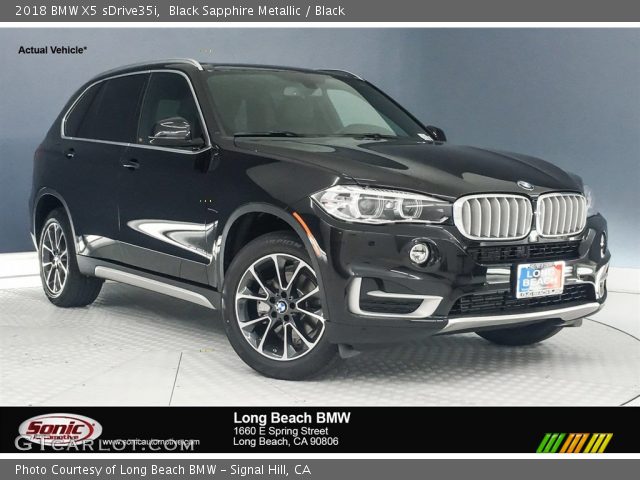 2018 BMW X5 sDrive35i in Black Sapphire Metallic