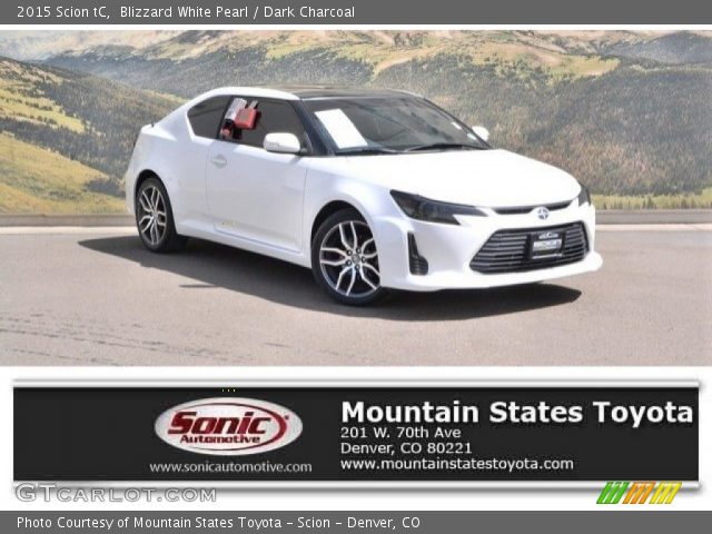 2015 Scion tC  in Blizzard White Pearl