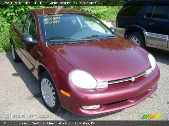 2001 Dodge Neon SE in Dark Garnet Red Pearl