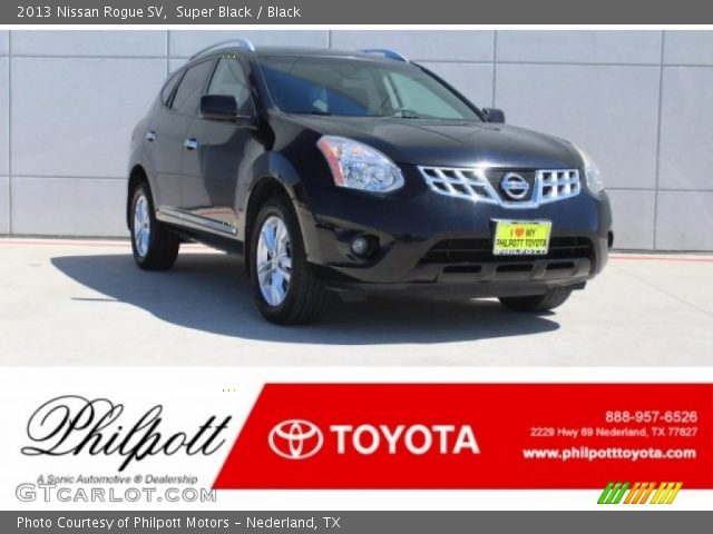 2013 Nissan Rogue SV in Super Black