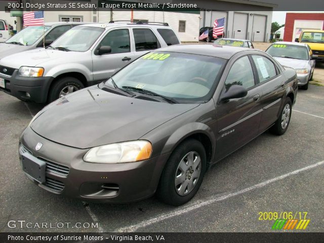 2001 Dodge Stratus SE Sedan in Taupe Frost Metallic