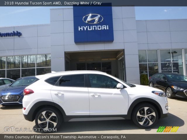 2018 Hyundai Tucson Sport AWD in Dazzling White
