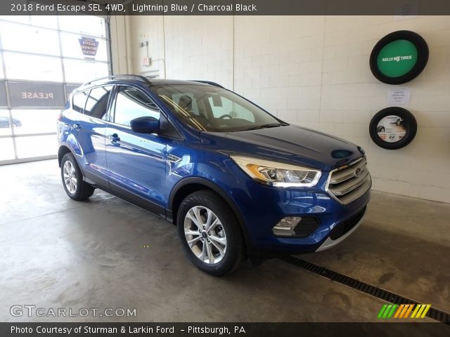 2018 Ford Escape SEL 4WD in Lightning Blue