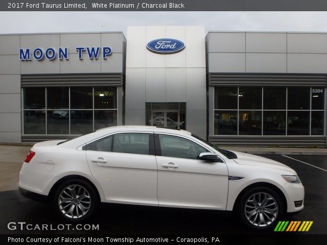 2017 Ford Taurus Limited in White Platinum