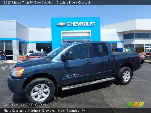2013 Nissan Titan SV Crew Cab 4x4 in Graphite Blue