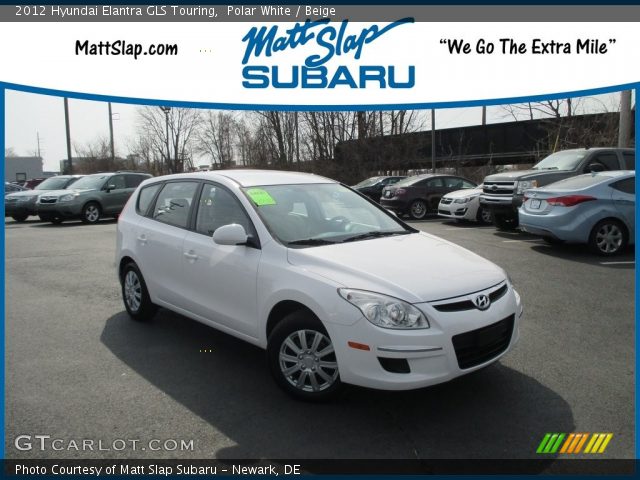 2012 Hyundai Elantra GLS Touring in Polar White