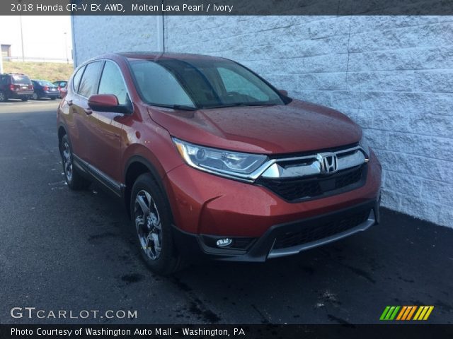 2018 Honda CR-V EX AWD in Molten Lava Pearl