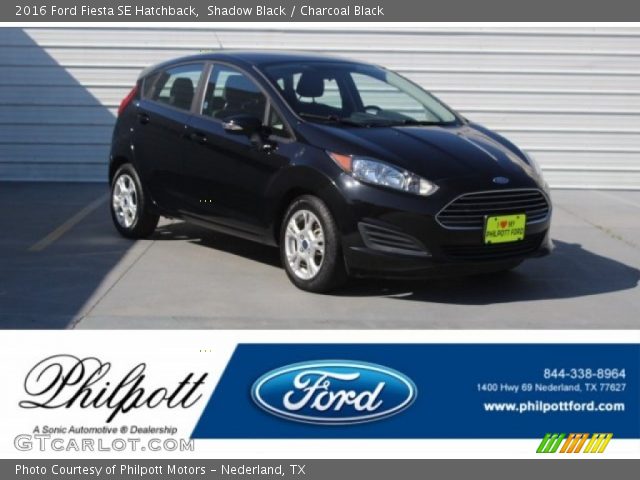 2016 Ford Fiesta SE Hatchback in Shadow Black
