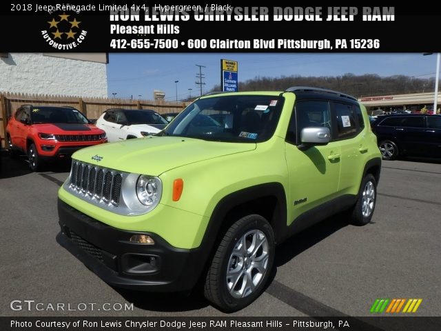 2018 Jeep Renegade Limited 4x4 in Hypergreen