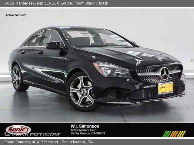 2018 Mercedes-Benz CLA 250 Coupe in Night Black
