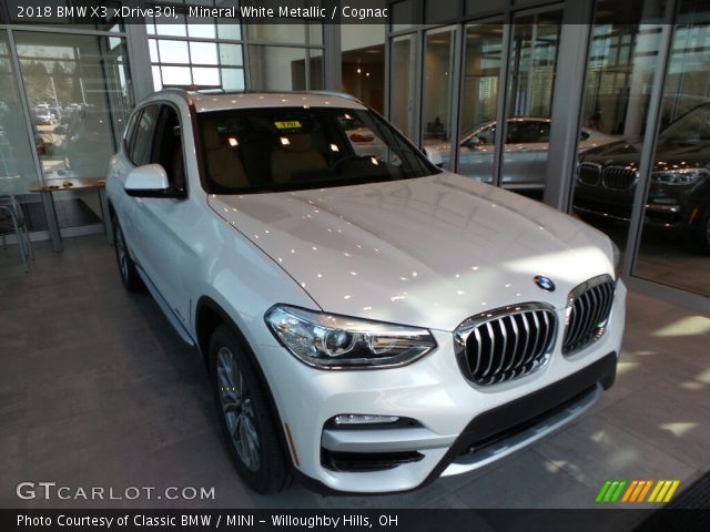 2018 BMW X3 xDrive30i in Mineral White Metallic