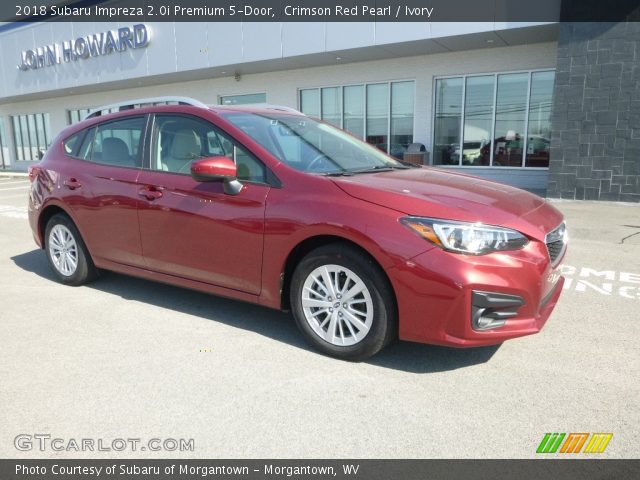 2018 Subaru Impreza 2.0i Premium 5-Door in Crimson Red Pearl