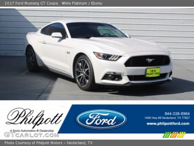 2017 Ford Mustang GT Coupe in White Platinum