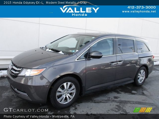 2015 Honda Odyssey EX-L in Modern Steel Metallic