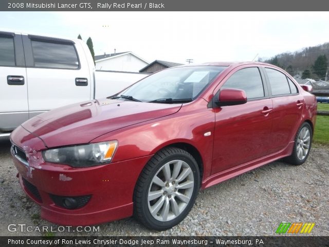 2008 Mitsubishi Lancer GTS in Rally Red Pearl