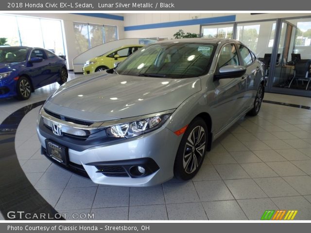 2018 Honda Civic EX-L Sedan in Lunar Silver Metallic