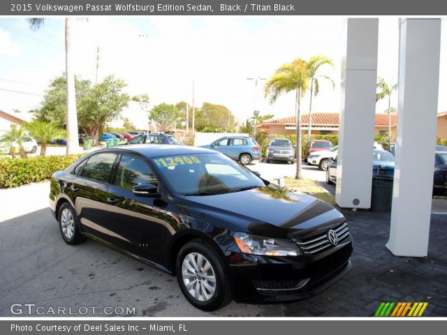 2015 Volkswagen Passat Wolfsburg Edition Sedan in Black
