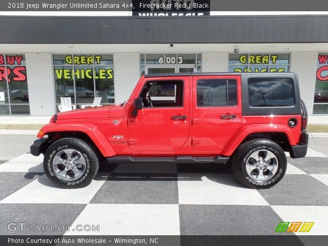 2018 Jeep Wrangler Unlimited Sahara 4x4 in Firecracker Red