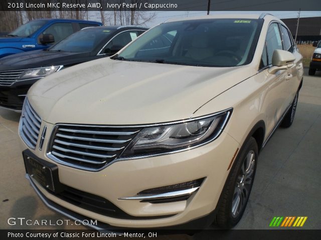 2018 Lincoln MKC Reserve AWD in Ivory Pearl