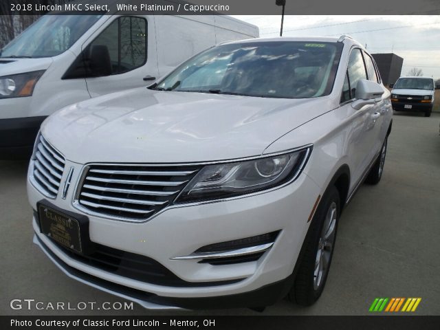 2018 Lincoln MKC Select in White Platinum