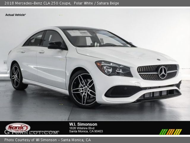 2018 Mercedes-Benz CLA 250 Coupe in Polar White