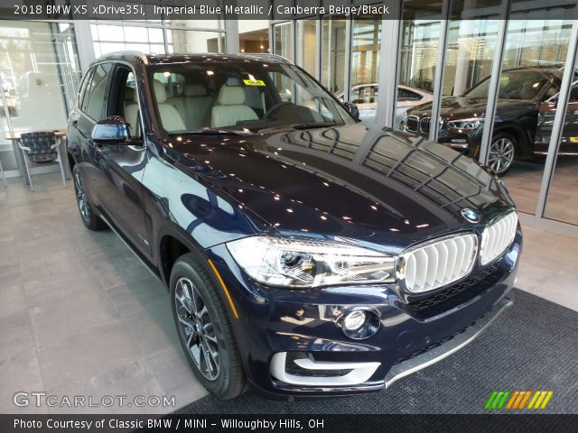 2018 BMW X5 xDrive35i in Imperial Blue Metallic