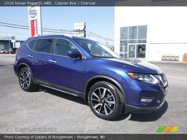 2018 Nissan Rogue SL AWD in Caspian Blue