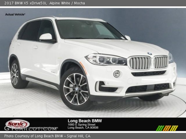2017 BMW X5 xDrive50i in Alpine White