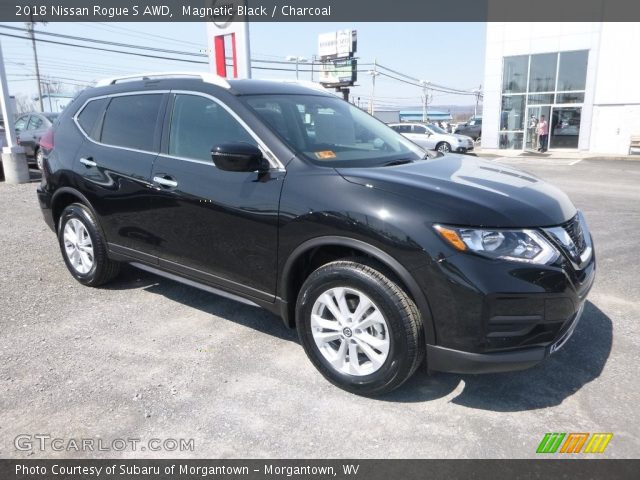 2018 Nissan Rogue S AWD in Magnetic Black