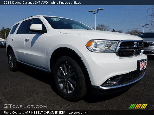 2018 Dodge Durango SXT AWD in White Knuckle
