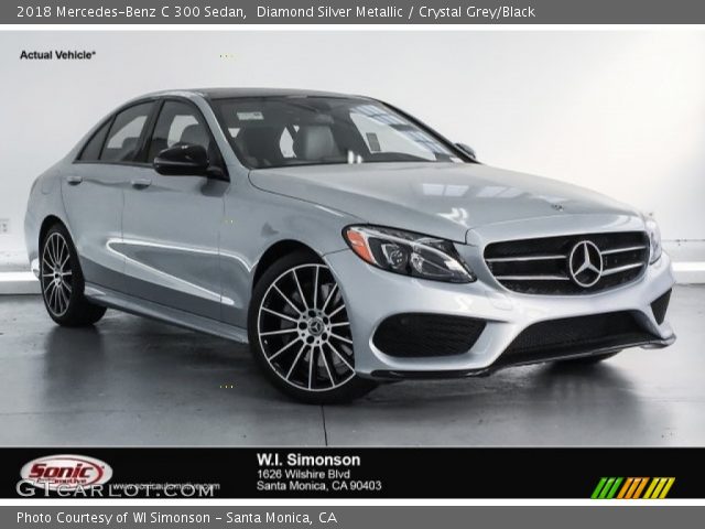 2018 Mercedes-Benz C 300 Sedan in Diamond Silver Metallic