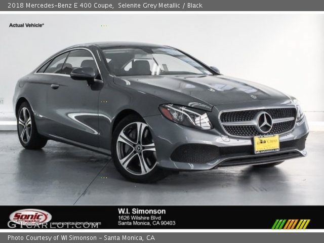 2018 Mercedes-Benz E 400 Coupe in Selenite Grey Metallic